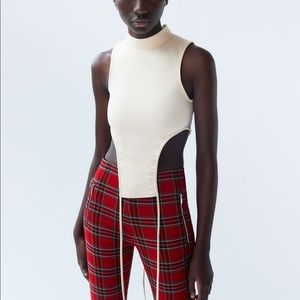 Zara Tartan Check Leggings